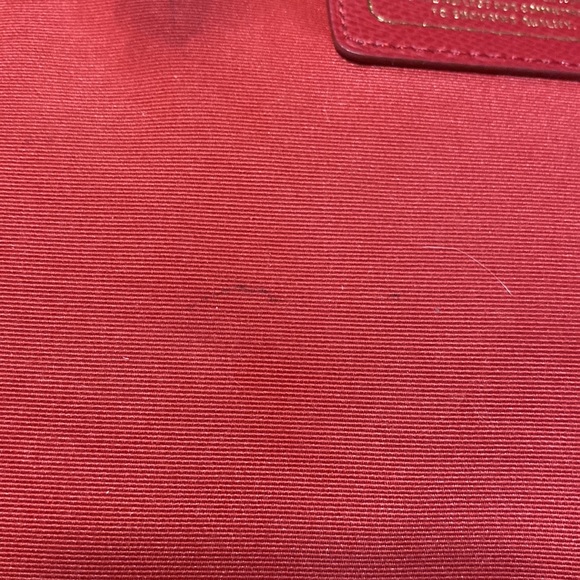EUC- Electric Red Coach Tote - Picture 14 of 14